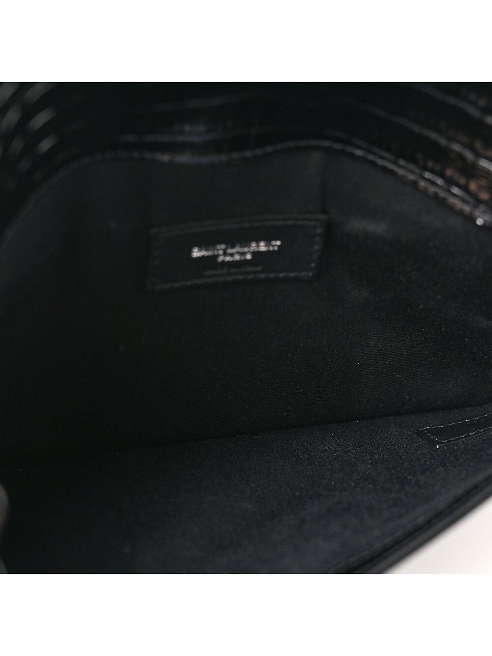 Saint Laurent Calfskin Crocodile #282361S69B - Picture 5 of 13